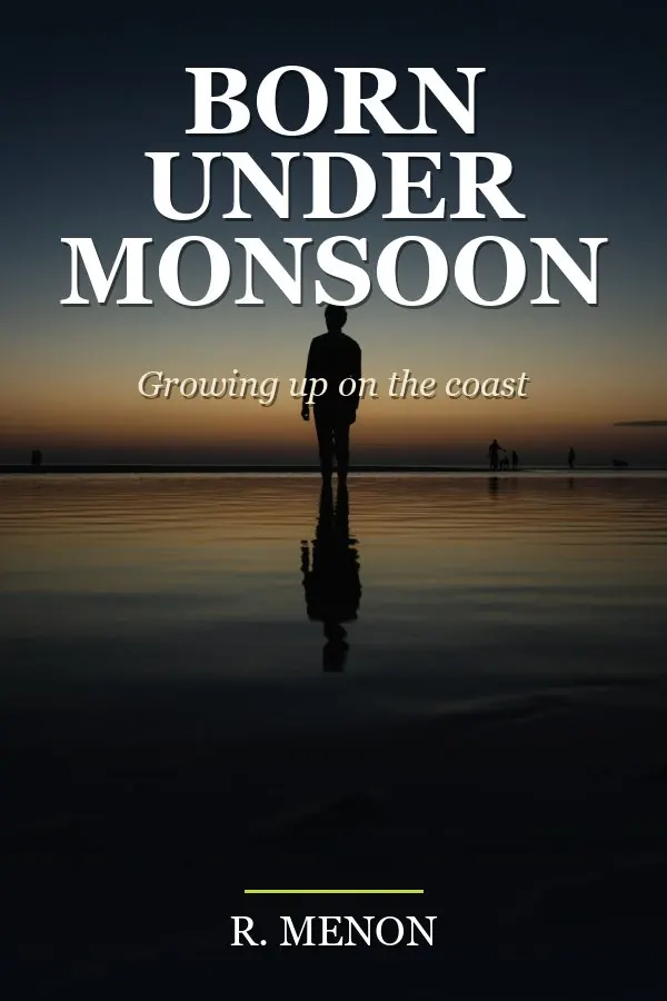 Born Under Monsoon by R. Menon, book cover design