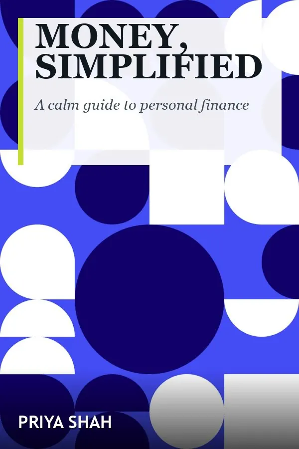 Money, Simplified by Priya Shah, book cover design