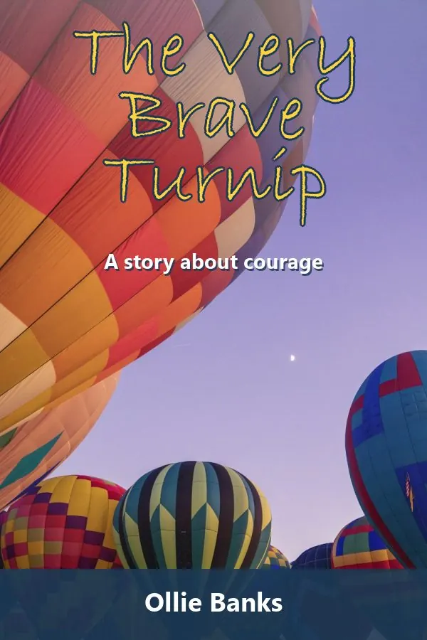 The Very Brave Turnip by Ollie Banks, book cover design